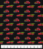 Christmas Red Truck Dog Collar - 1.5" or 2" widths only