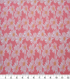 Pink Daisies Floral Dog Collar