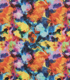 Multi Colored Paint Blotch Dog Collar