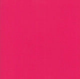 Solid Hot Pink Martingale or Buckle Collar - Brass or Nickel Hardware