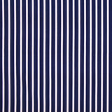 Navy and White Stripes Nautical Ocean Vibe Dog Collar