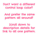 Santa Claus Christmas Dog Collar - Two Tone or All One Pattern.