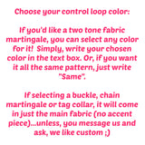 Pumpkins and Donuts Dog Collar - Martingale or Buckle