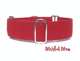 Burgundy / Maroon Dog Collar - Martingale or Buckle