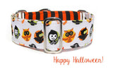 Two Tone Halloween Martingale Collar