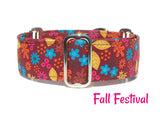 Pink Fall Dog Collar