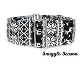Cozy Winter Snowflake Dog Collar