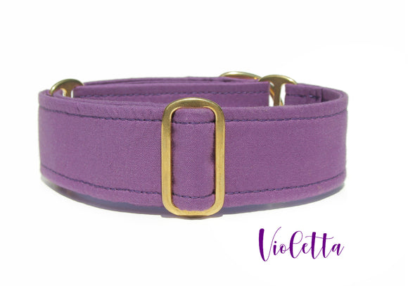 Solid Purple Dog Collar