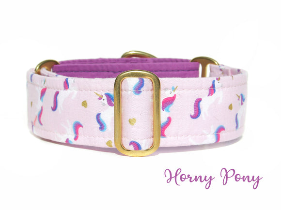 Lilac Purple Unicorn Dog Collar