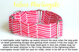 Red Snowflakes Dog Collar