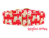 Reindeer Christmas Dog Collar