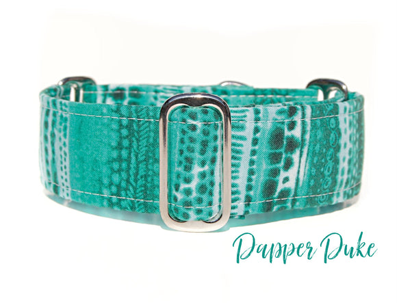 Green Martingale or Buckle Collar